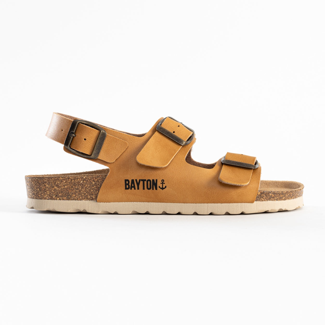 Achille Camel Multi-Strap Sandals