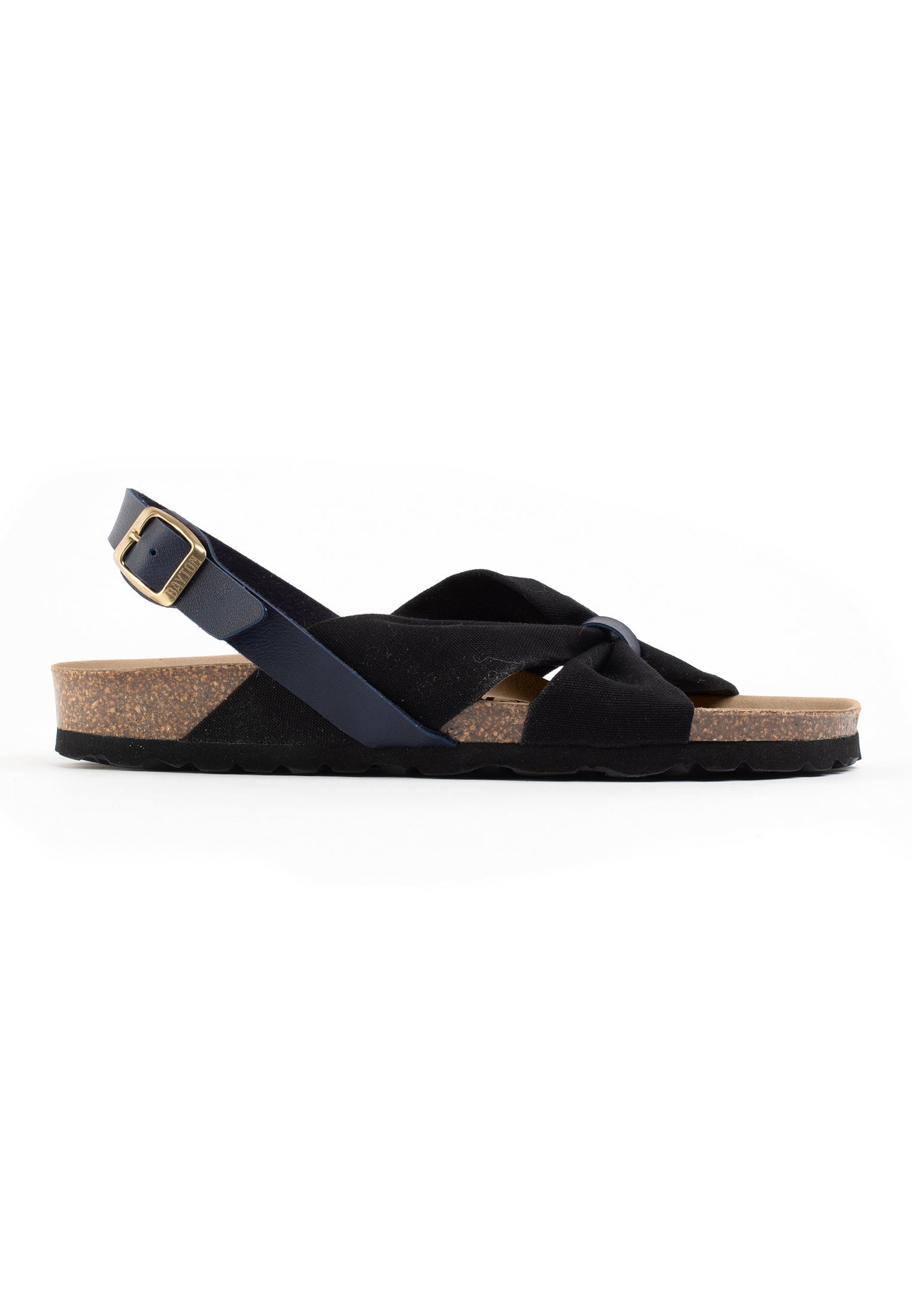 Frutti Black Multi-Strap Sandals