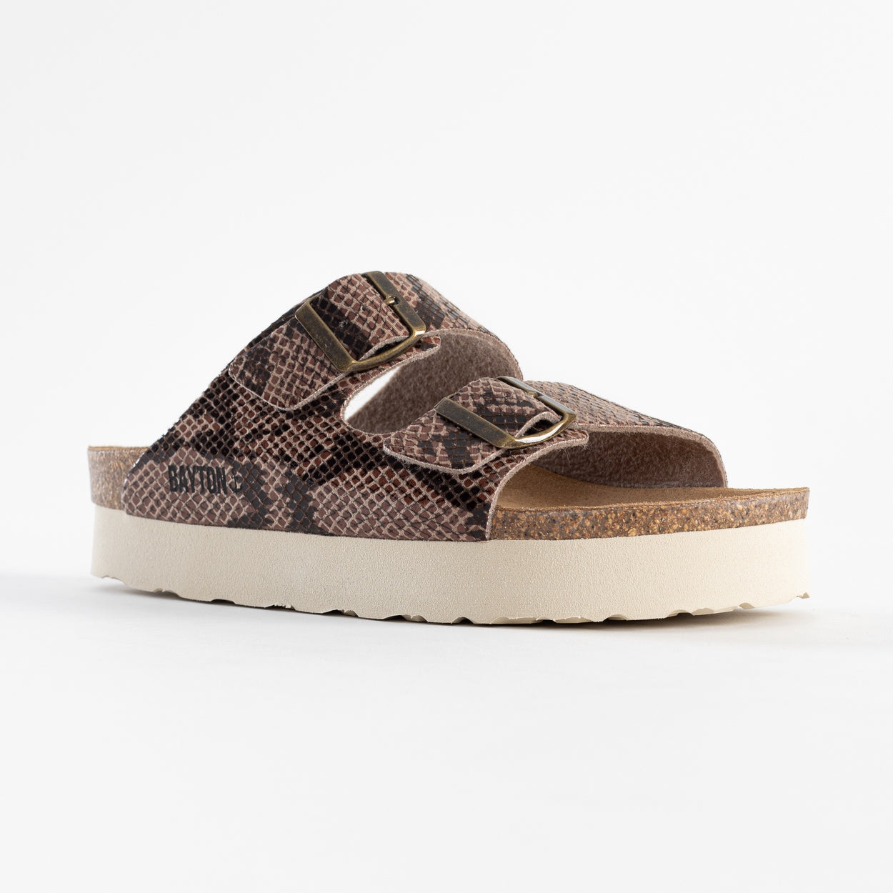 Japet Brown Platform Sandals