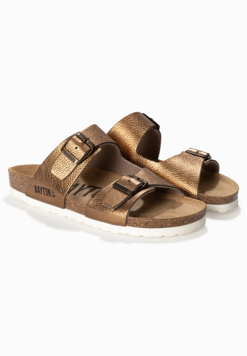 Ilithye Bronze 2 Strap Sandals