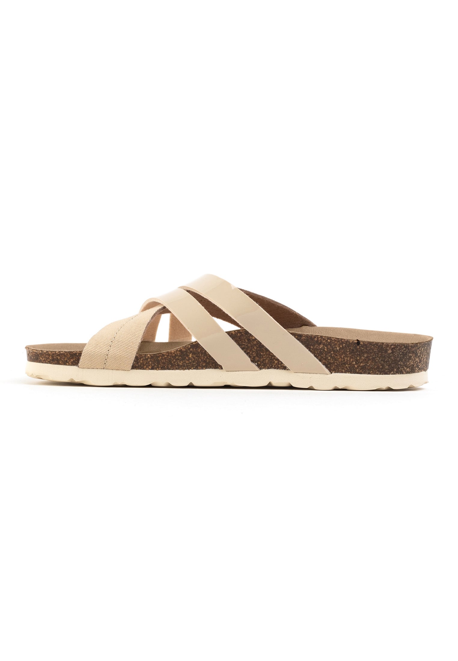 Martigues Beige Multi-Strap Sandals