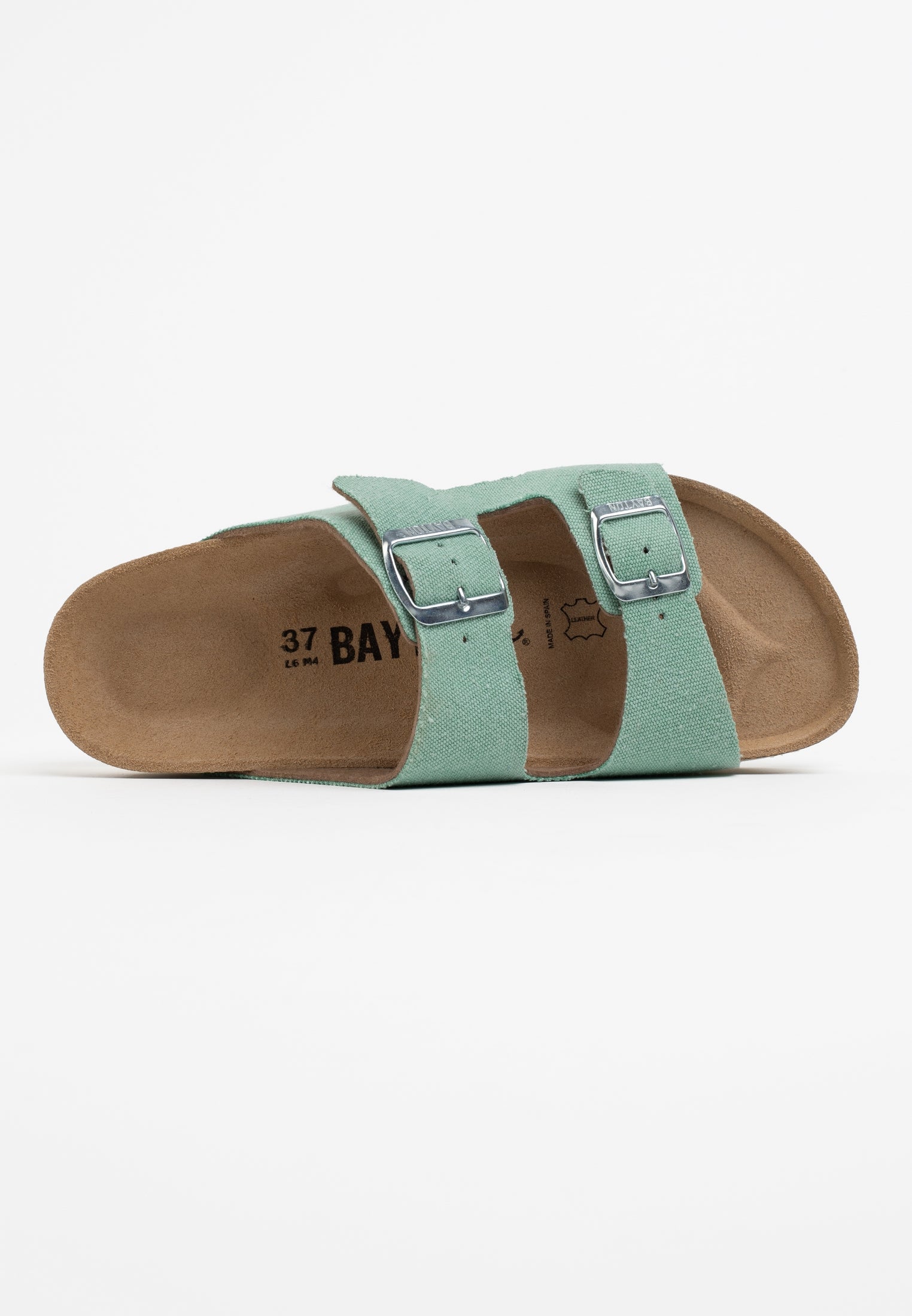 Sandalias con plataforma Space en verde pastel