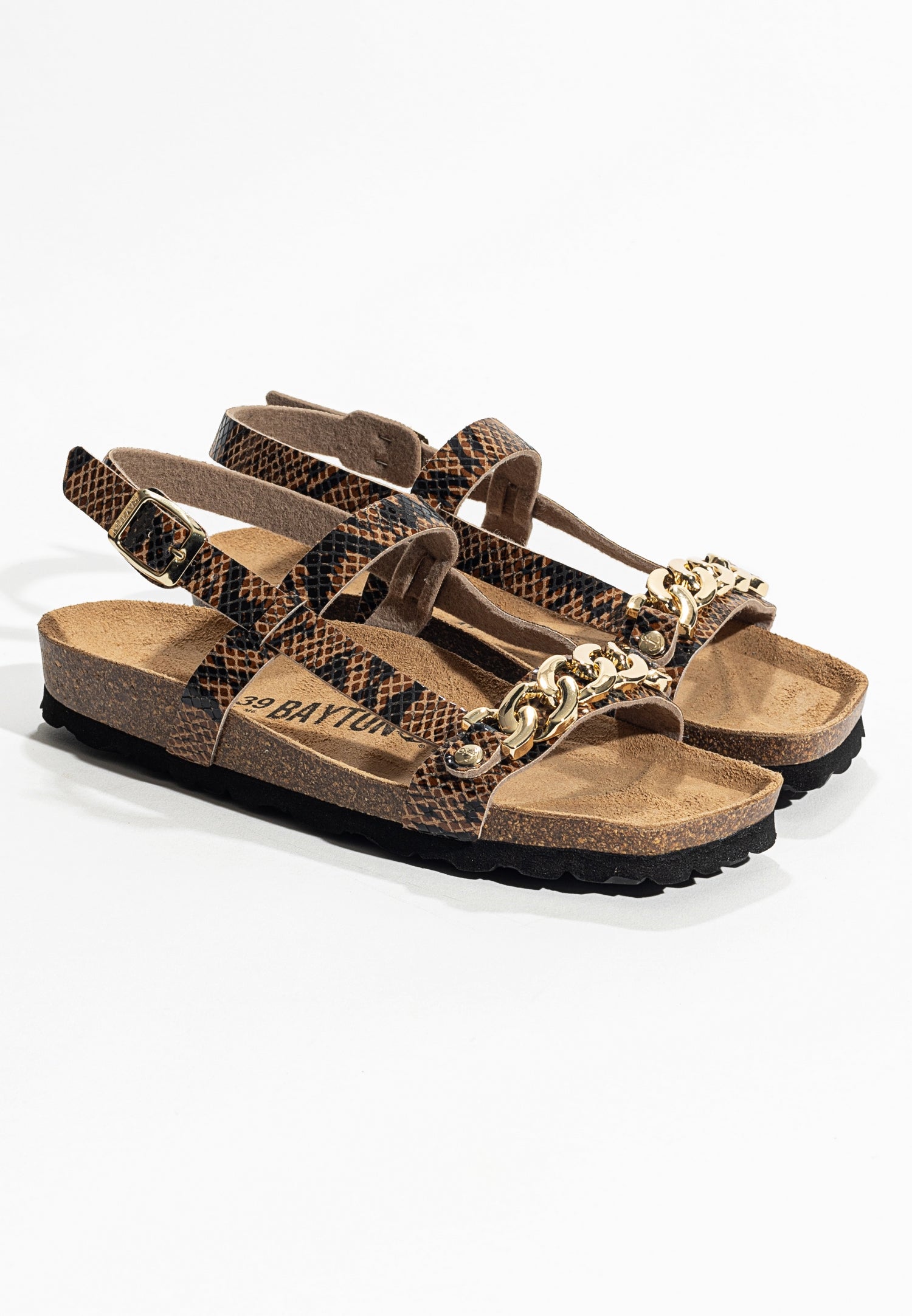 Ramatuelle Python Multi-Strap Sandals