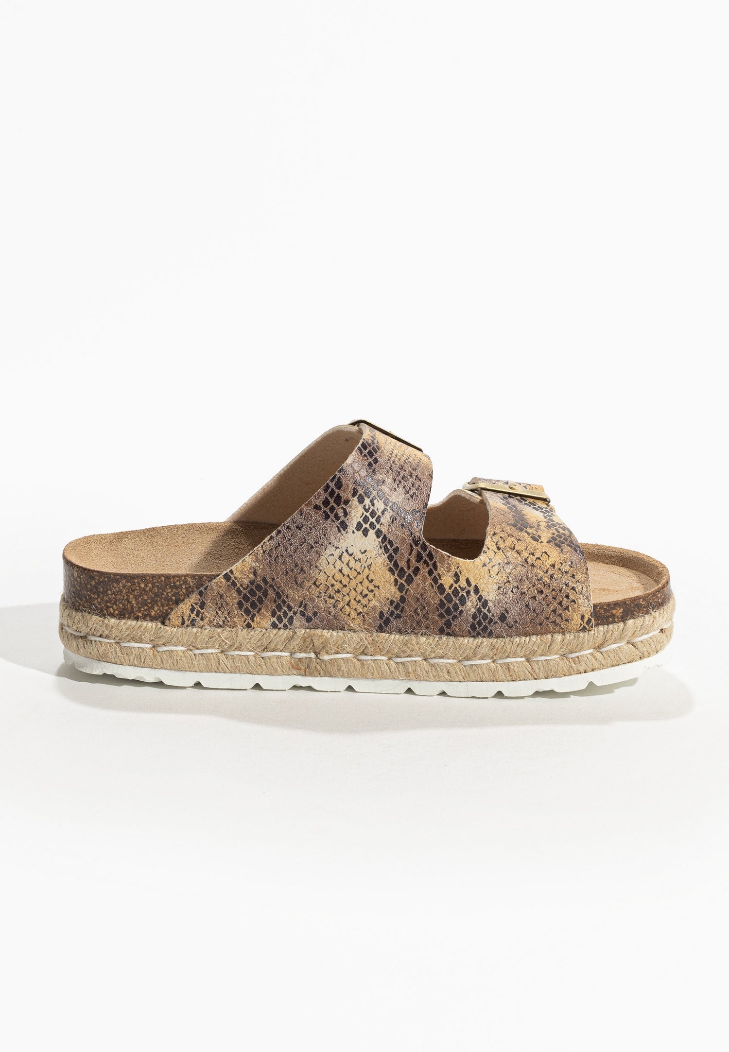 Olympe Python Platform Sandals