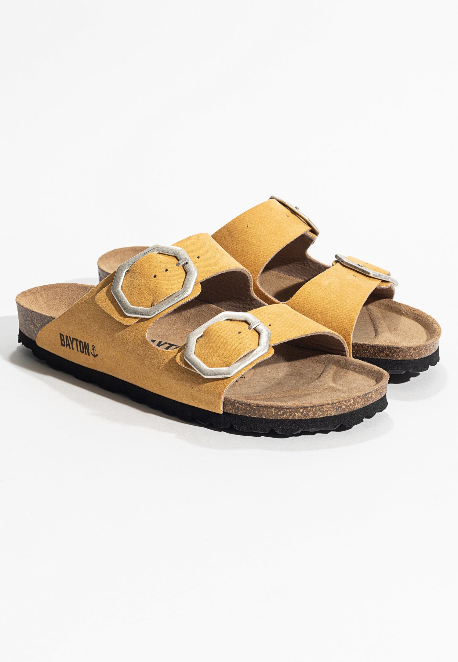 Atlas Yellow 2 Strap Sandals