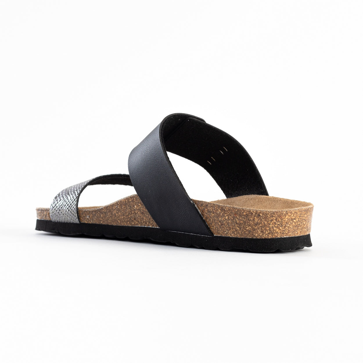 Sandalias Valence 2 Strap antracita y negro