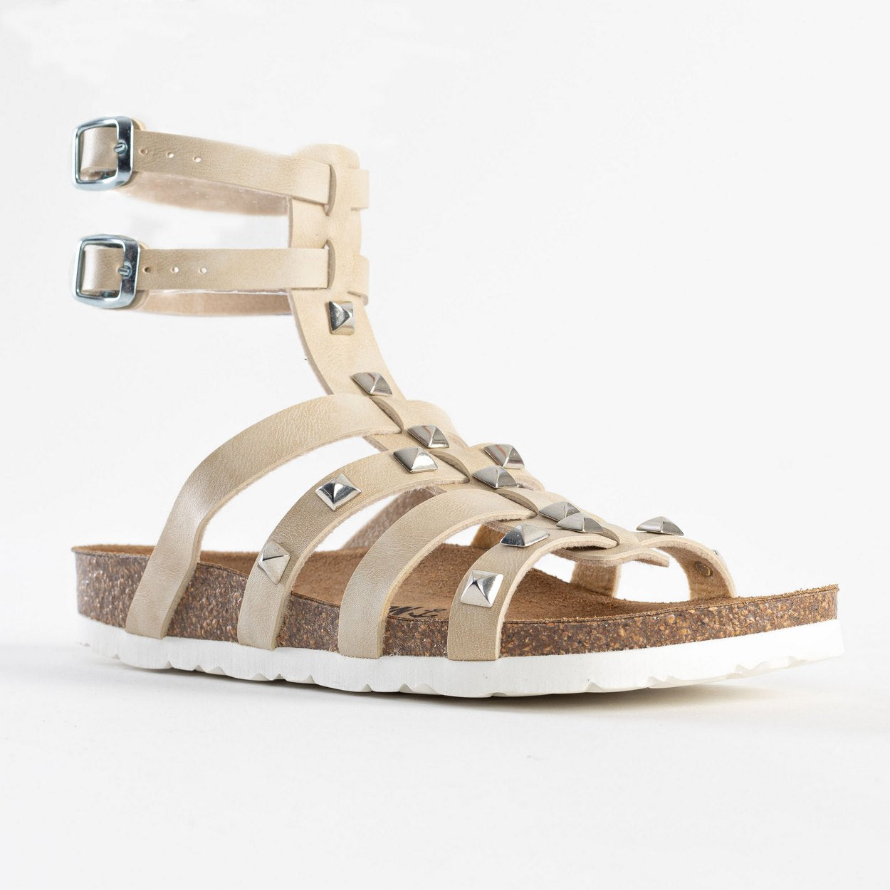 Braga Off-White Multi-Strap Sandals