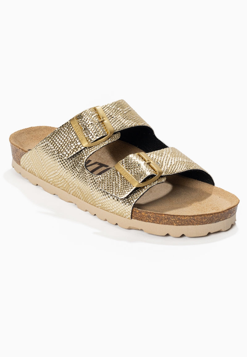 Atlas Gold 2 Strap Sandals