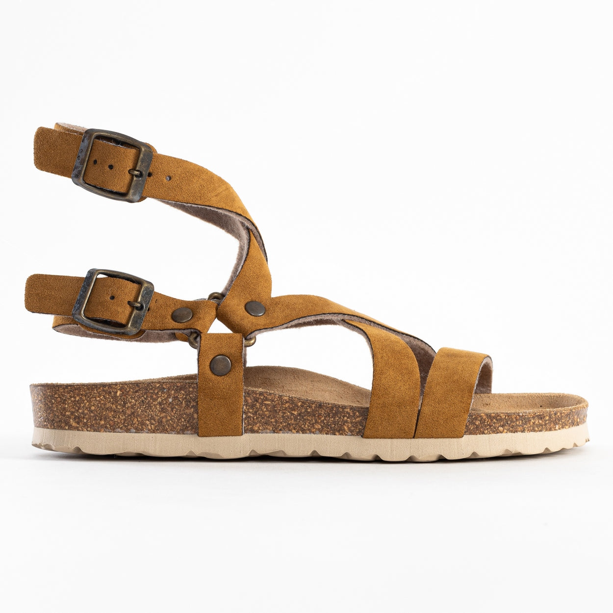 Armidale Tan Multi-Strap Sandals