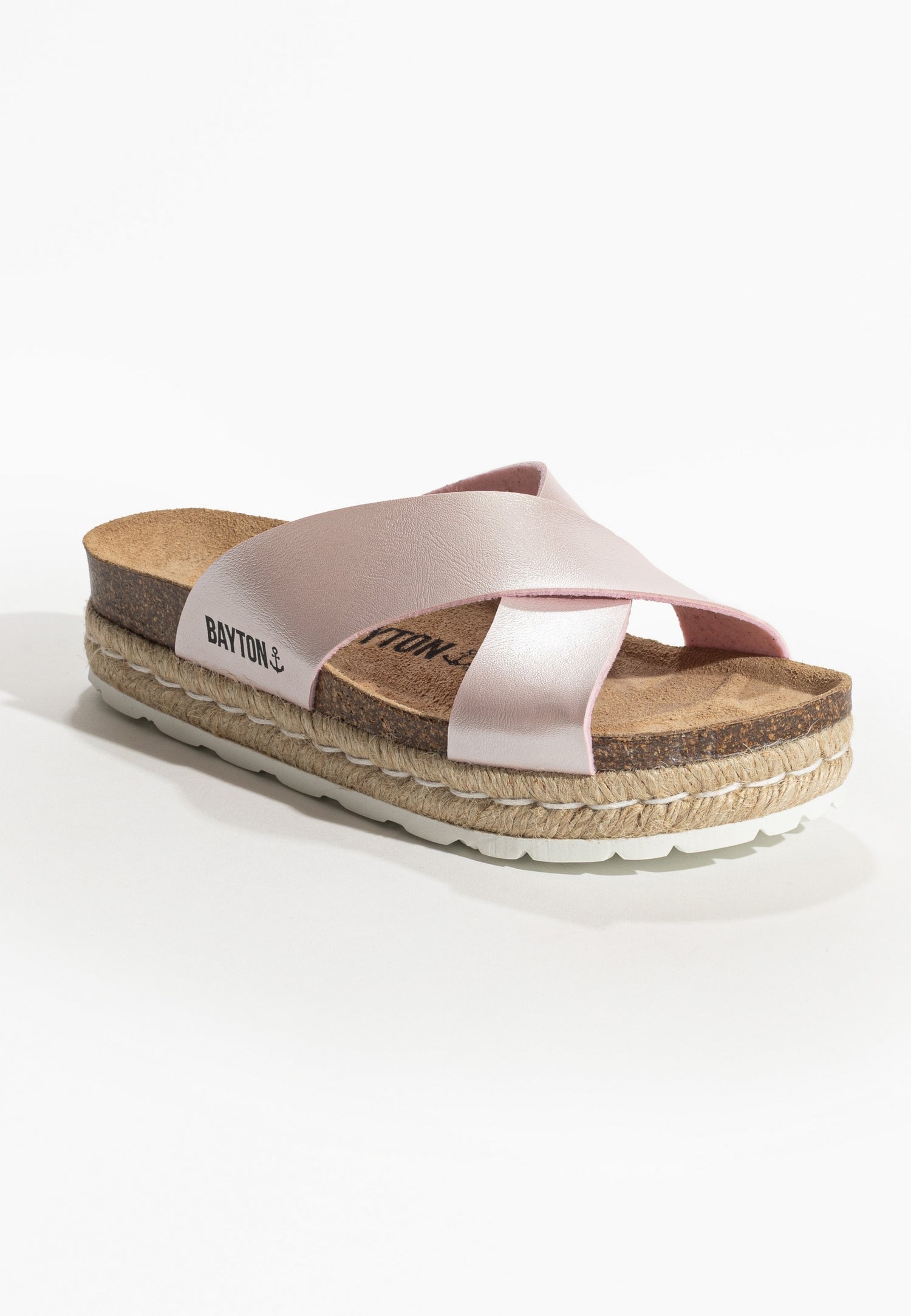 Sandales Astor Rose gold à Plateforme