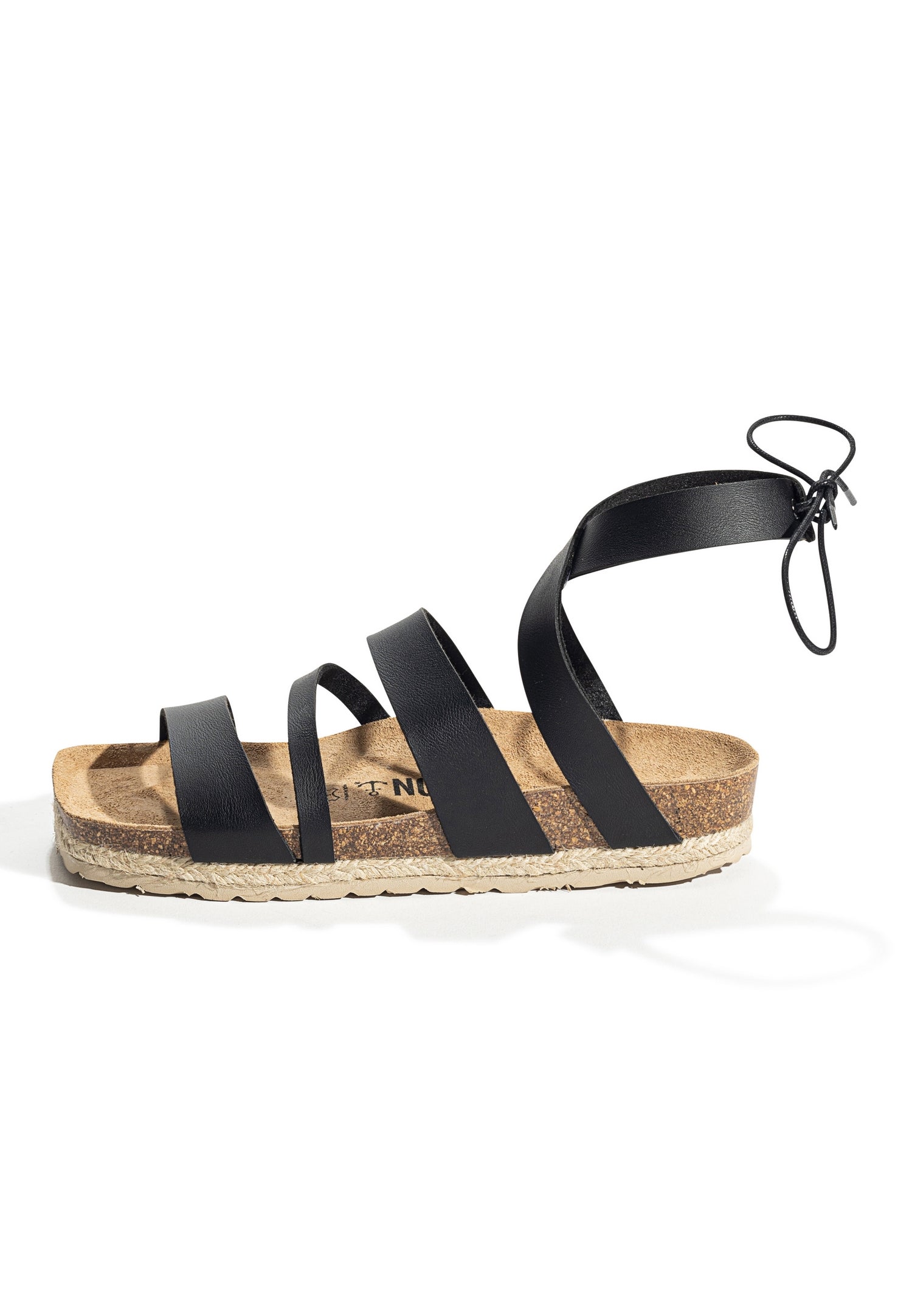 Braltar Black Multi-Strap Sandals