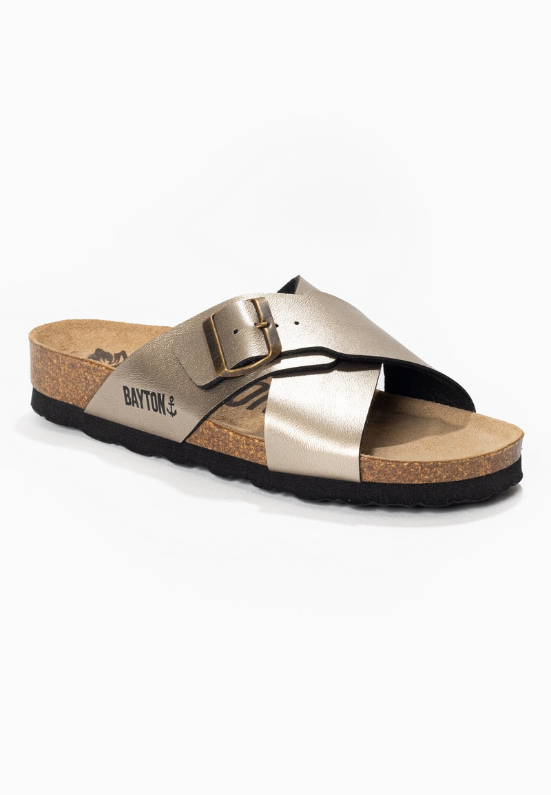 Era Mocha 2 Strap Sandals