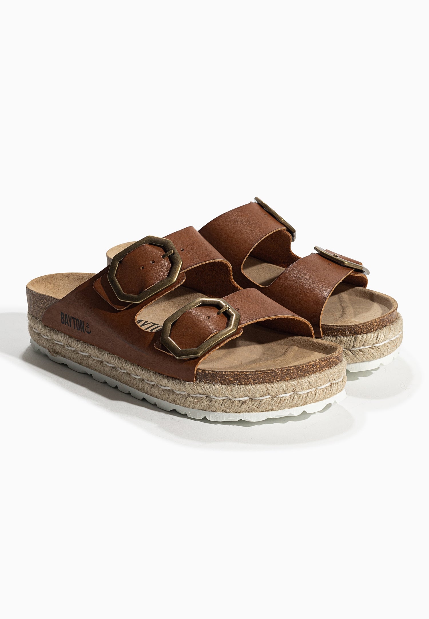 Alcee Camel Platform Sandals