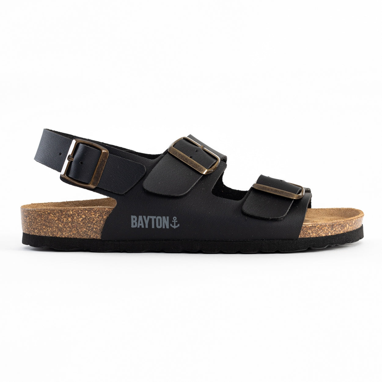 Sandalias Achille Multitiras Negro