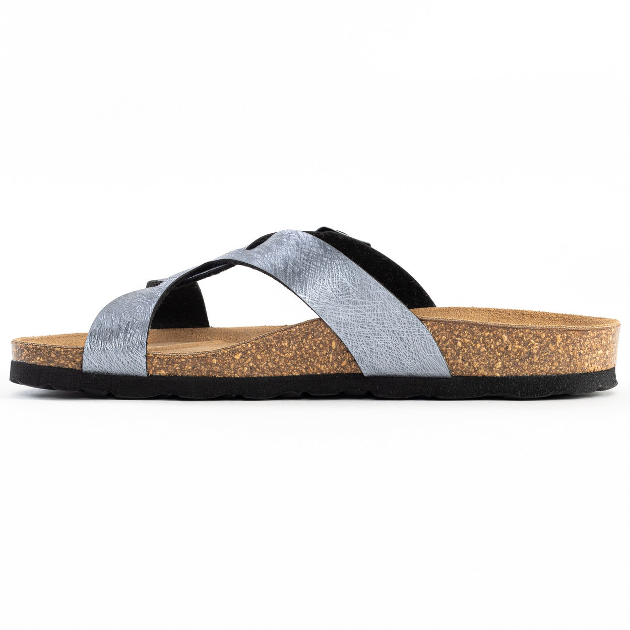 Sebastian Pewter 2 Straps Sandals