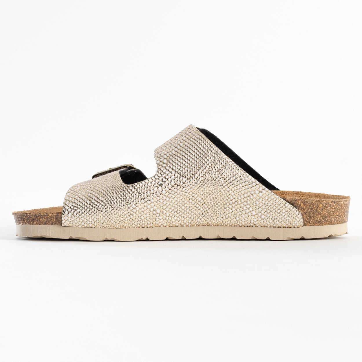 Atlas Light Gold 2 Strap Sandals