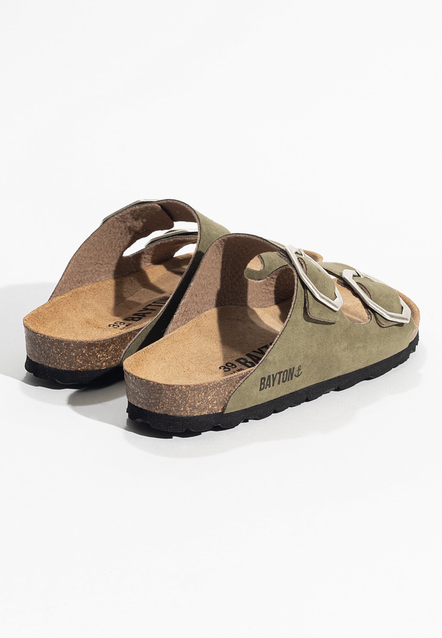 Atlas Khaki 2 Strap Sandals