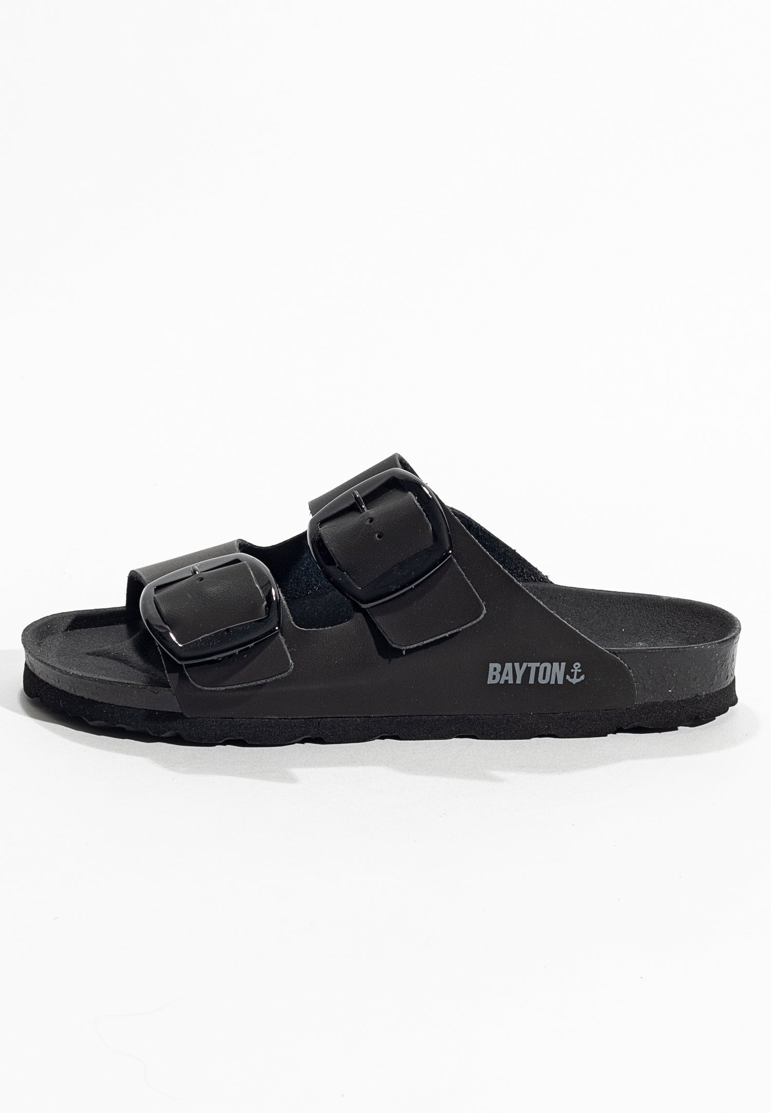 Alicante Black 2 Strap Sandals