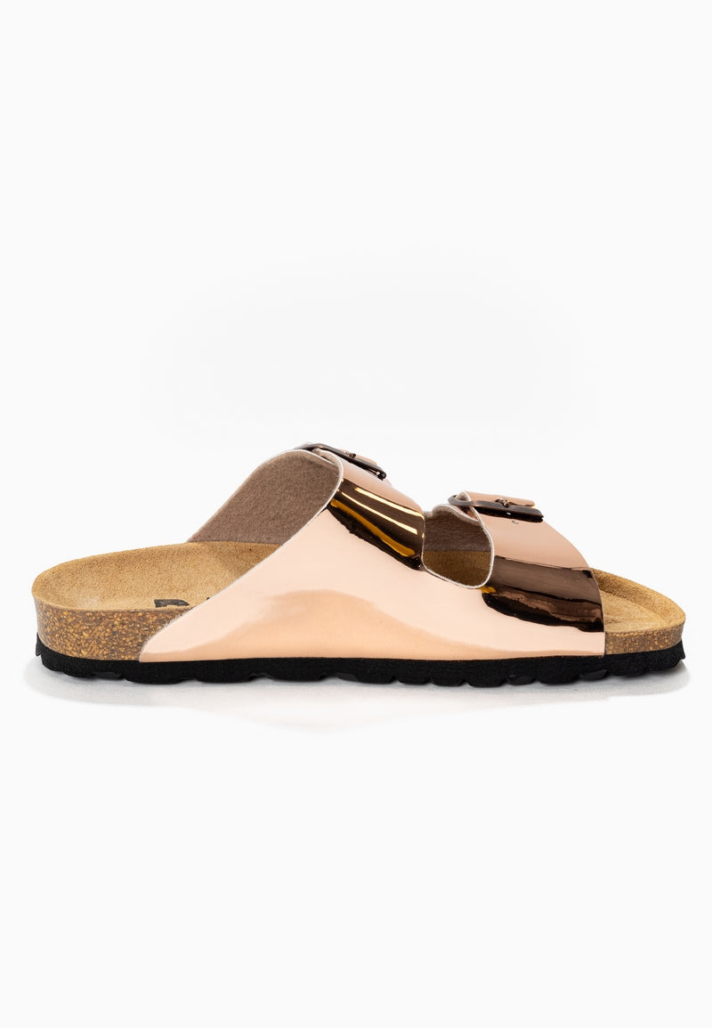 Sandales 2 Brides Atlas Rose gold