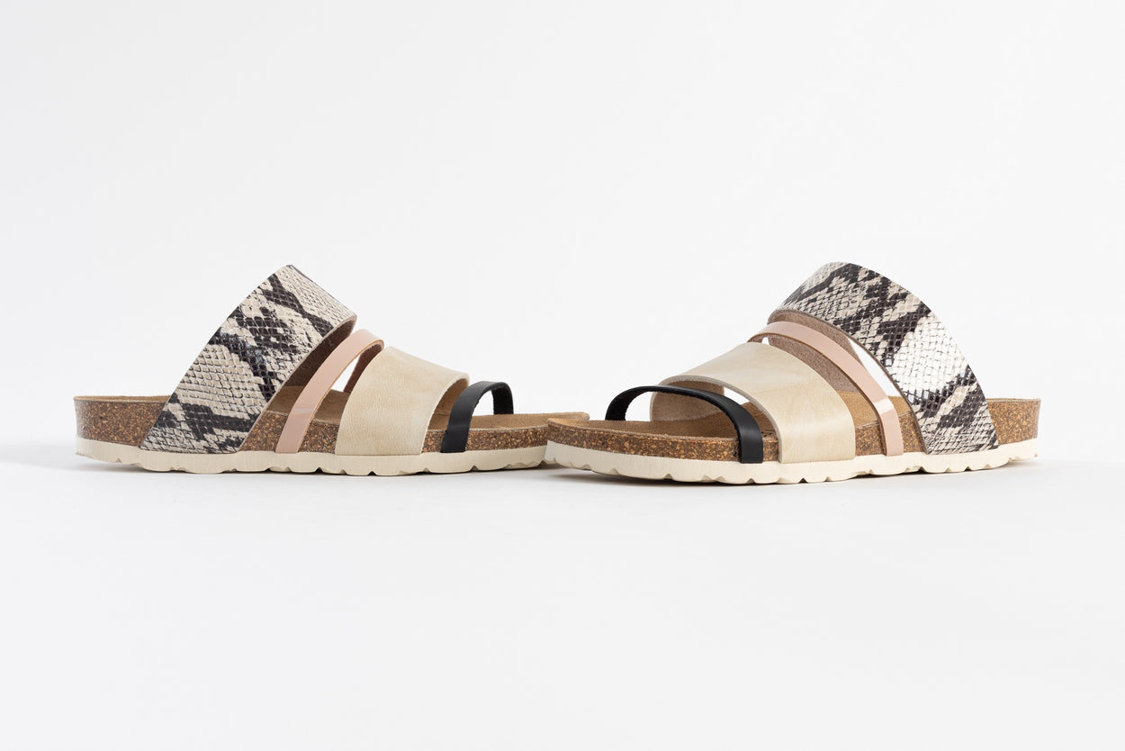 Leiria Multicolor Multi-Strap Sandals