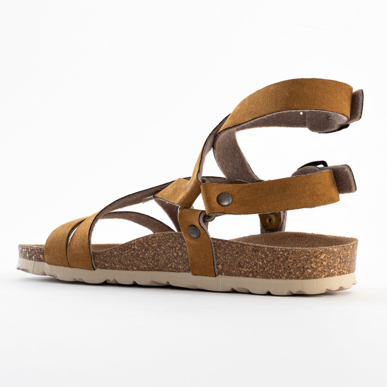 Armidale Tan Multi-Strap Sandals