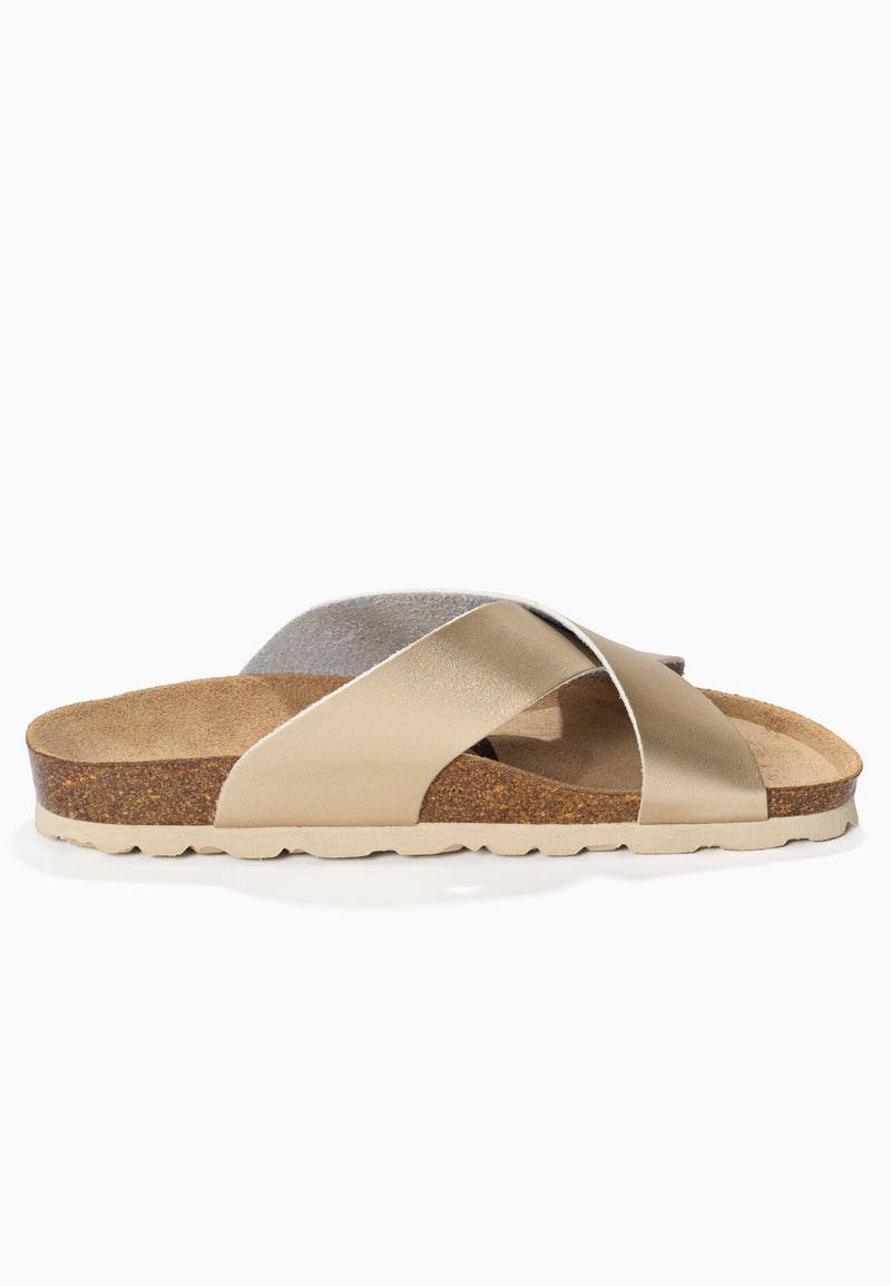 Gomera Gold 2 Strap Sandals