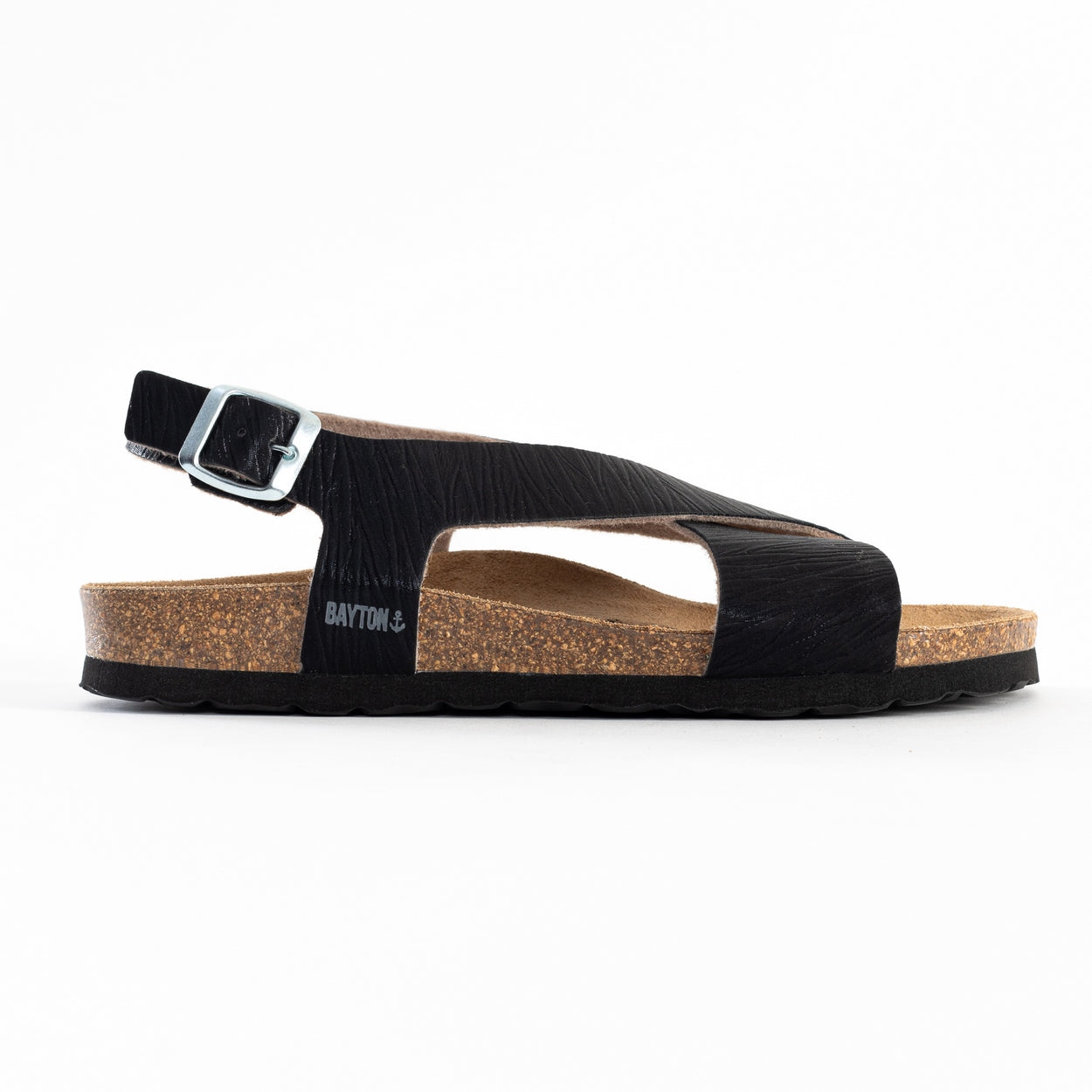 Rioja Black Multi-Strap Sandals