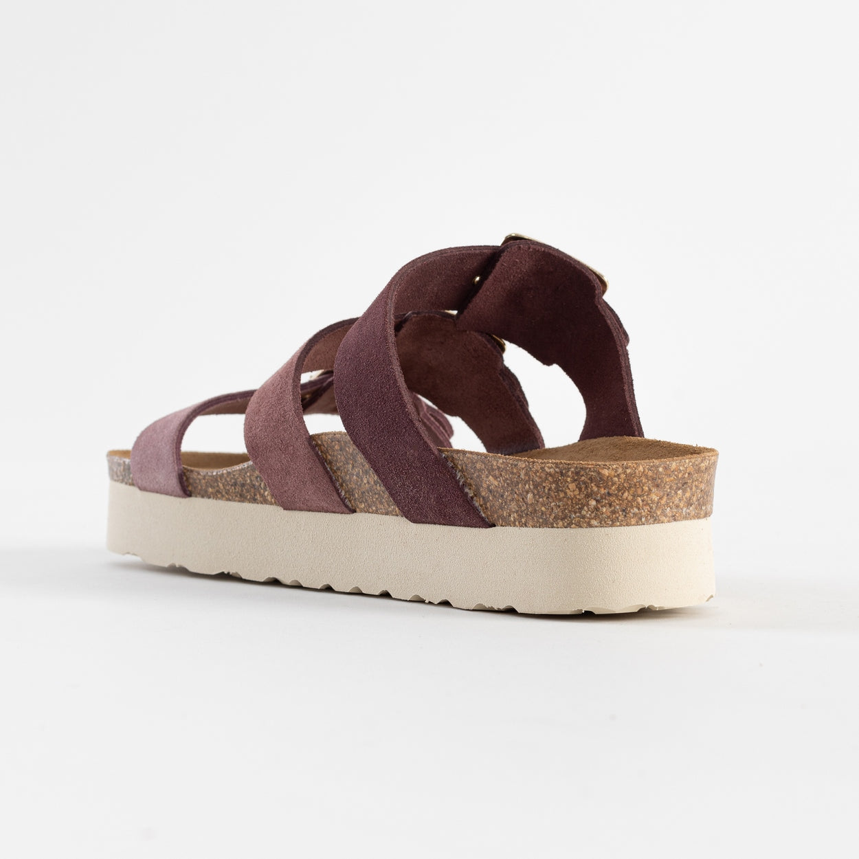 Castelo Multicolor Suede Leather Platform Sandals