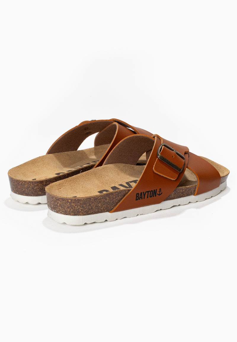 Era Camel 2 Strap Sandals