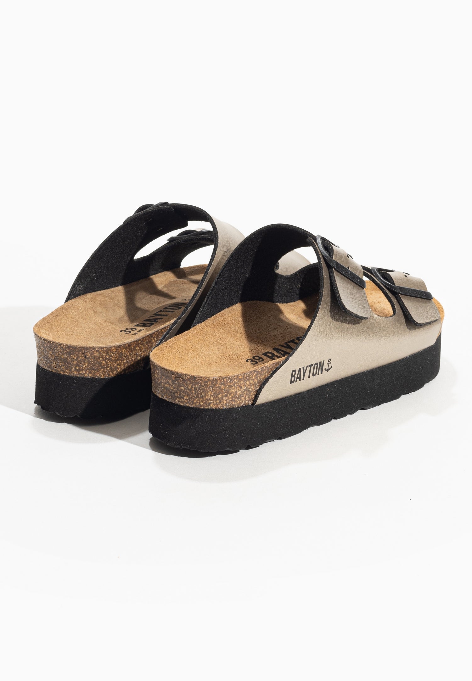 Edith Mocha Platform Sandals