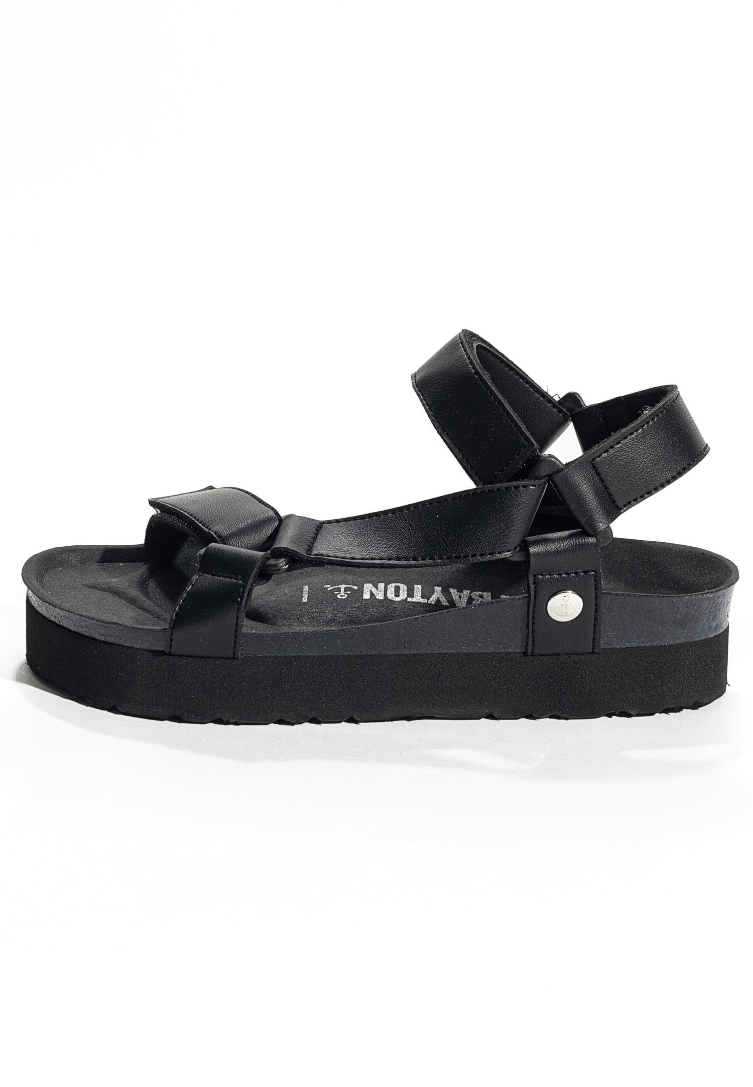 Rigoni Black Platform Sandals