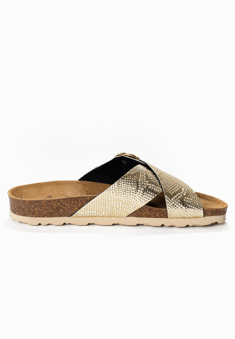 Sandalias Dushan Doradas