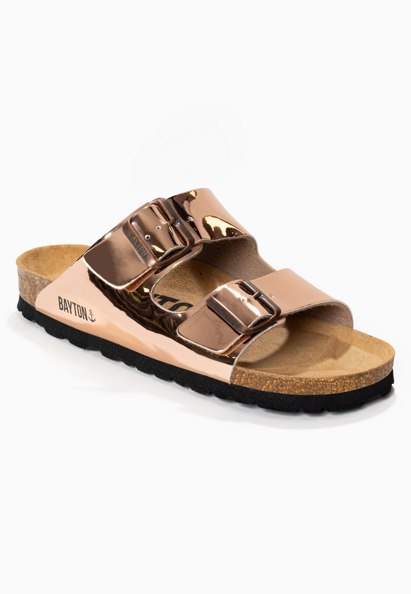 Sandales 2 Brides Atlas Rose gold