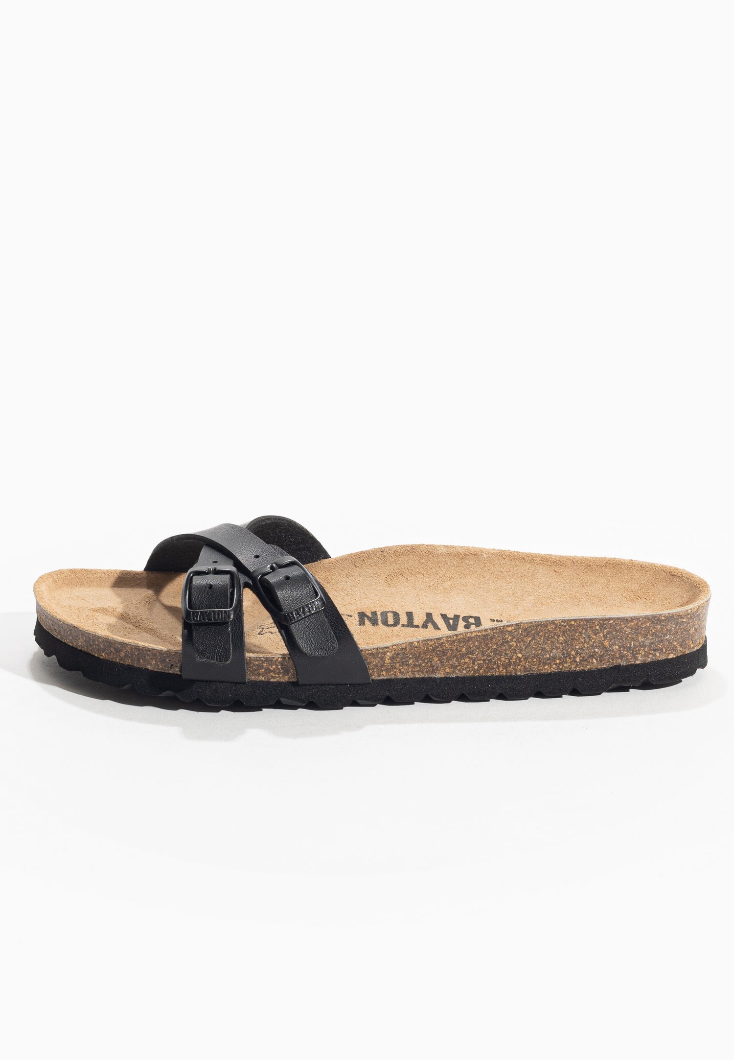 Black Manila 2 Strap Sandals