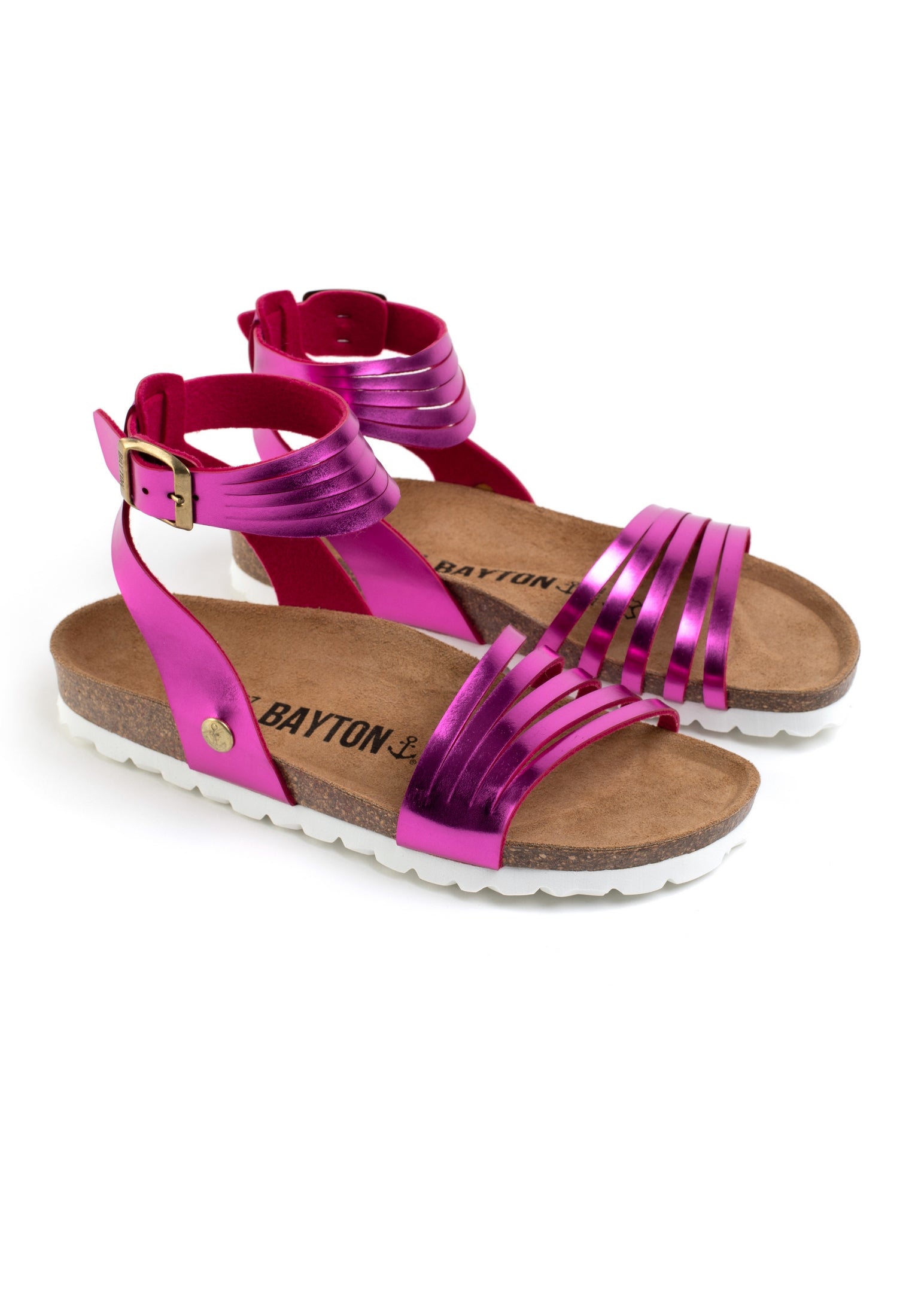 Gipsy Fuschia Multi-Strap Sandals