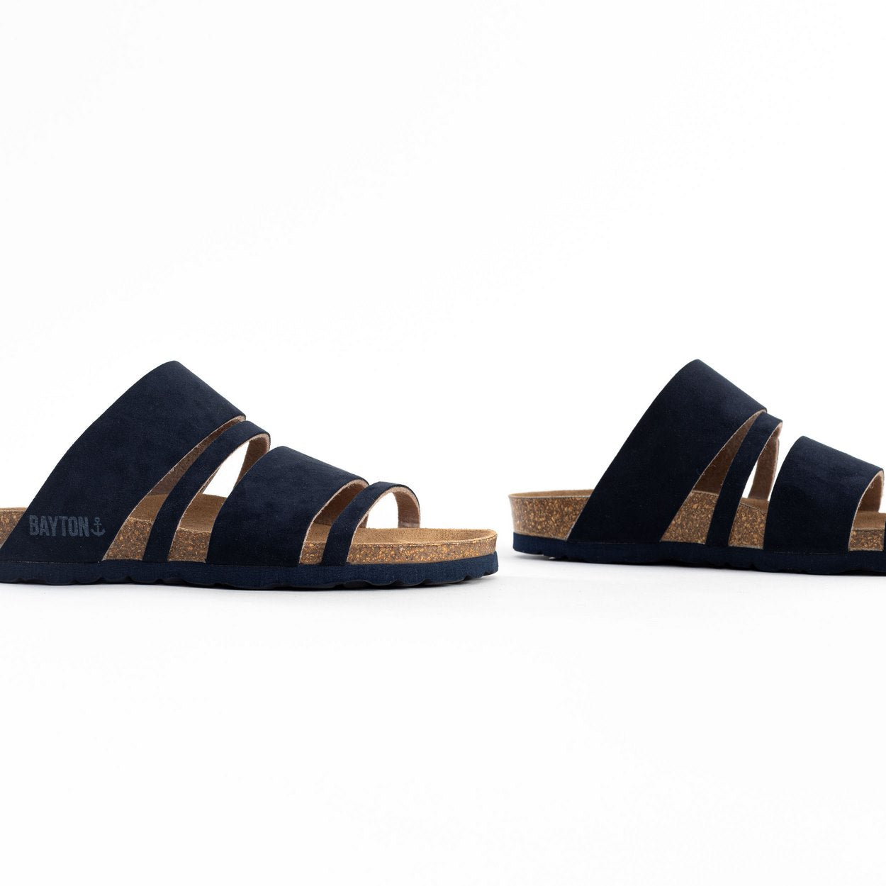 Leiria Navy Blue Multi-Strap Sandals