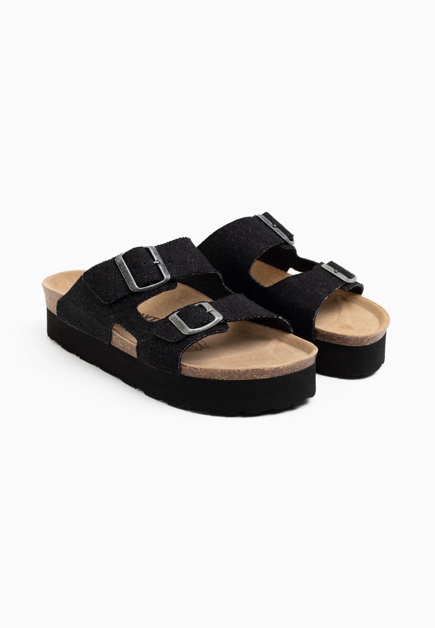 Sandalias Plataforma Space Negro