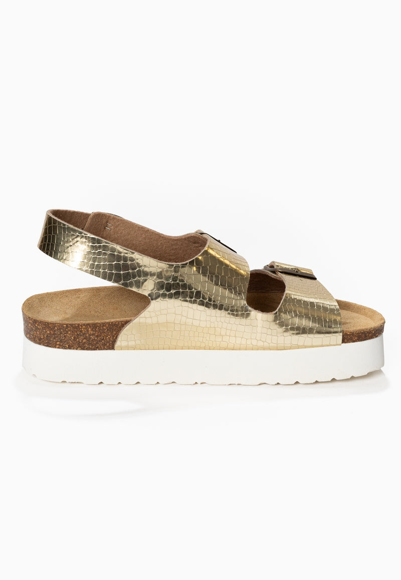 Sandalias Achille Plus Dorado