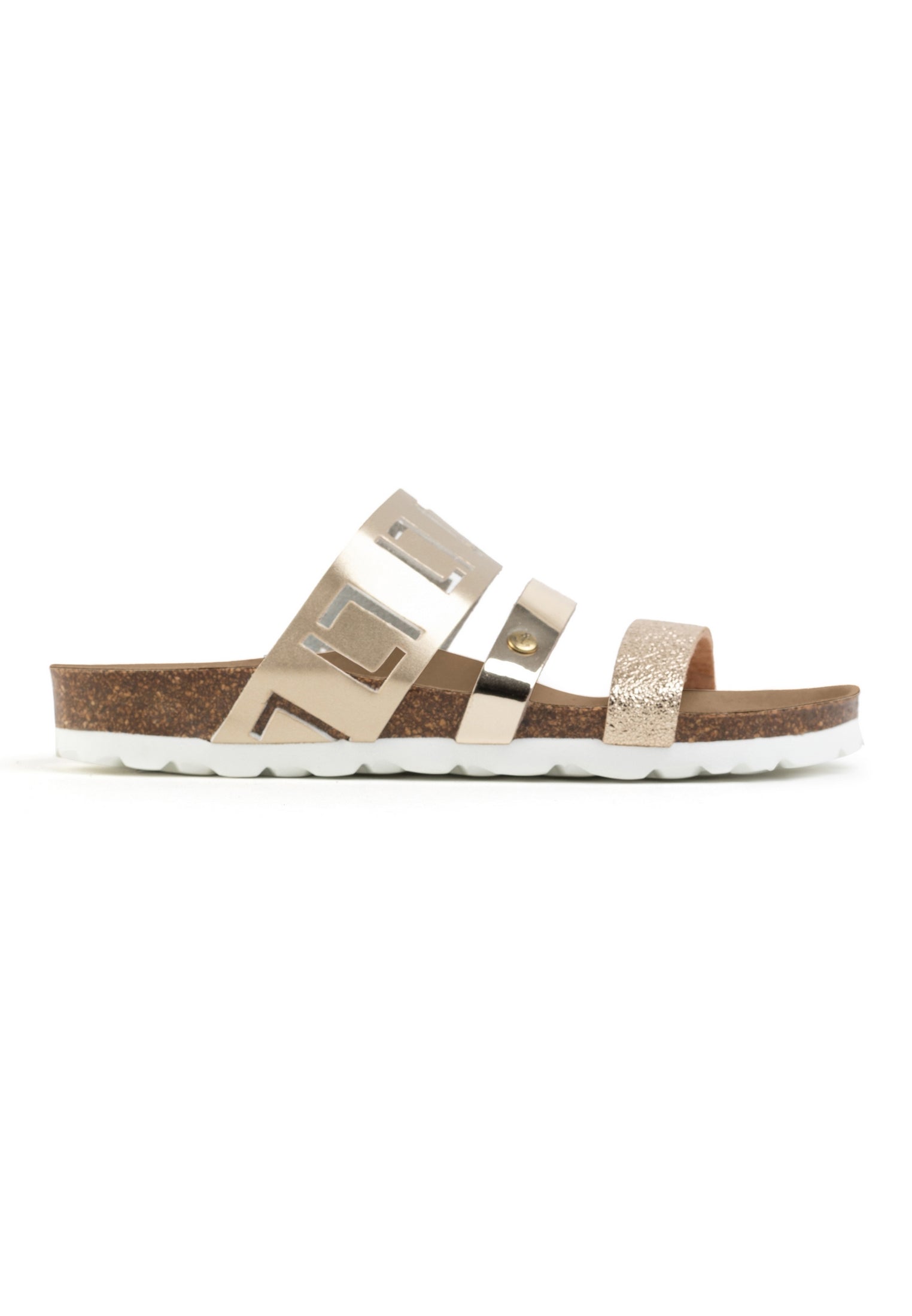 Galice Light Gold Multi-Strap Sandals