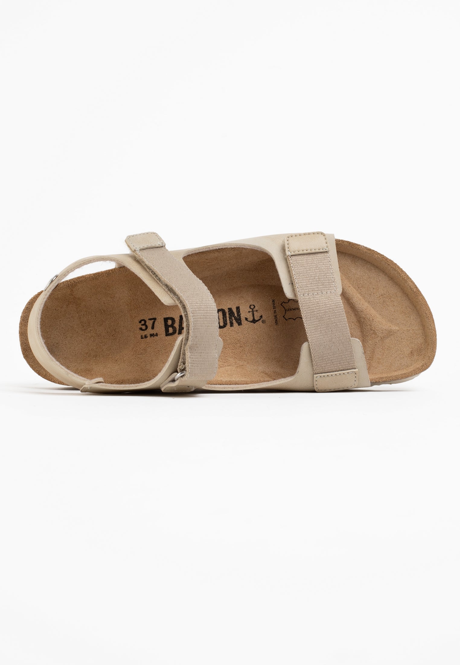 Spent Gold and Beige Multi-Strap Sandals