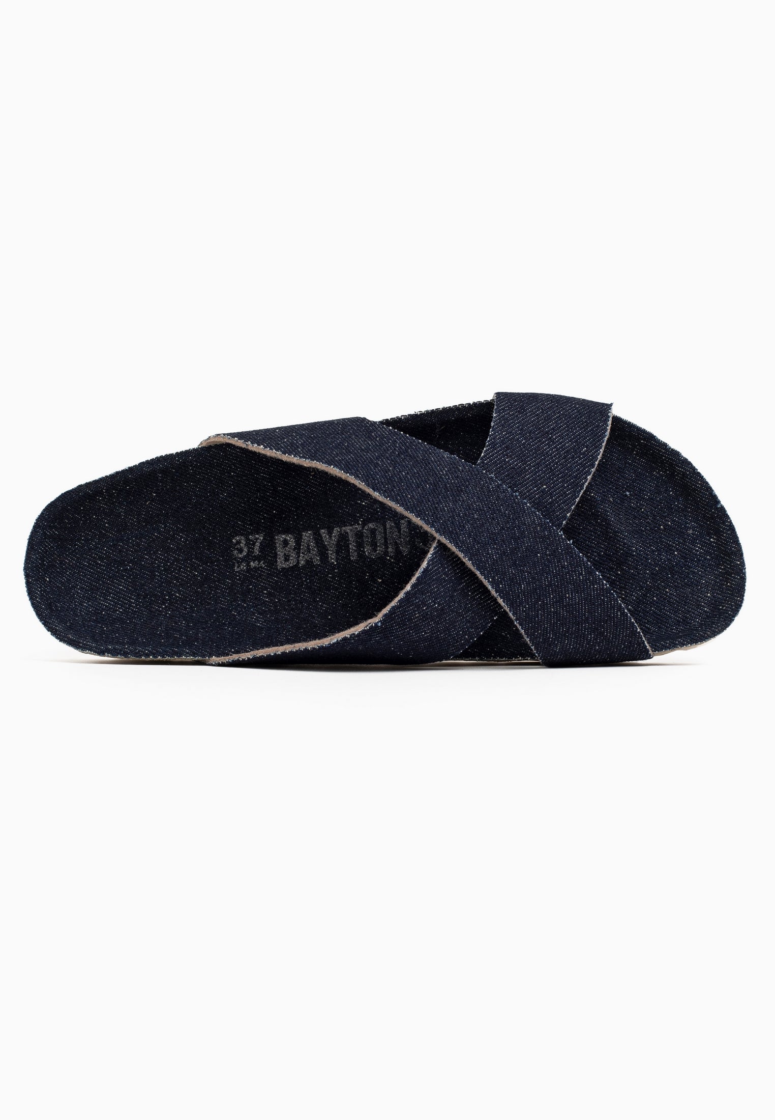 Gomera Raw Denim 2 Strap Sandals