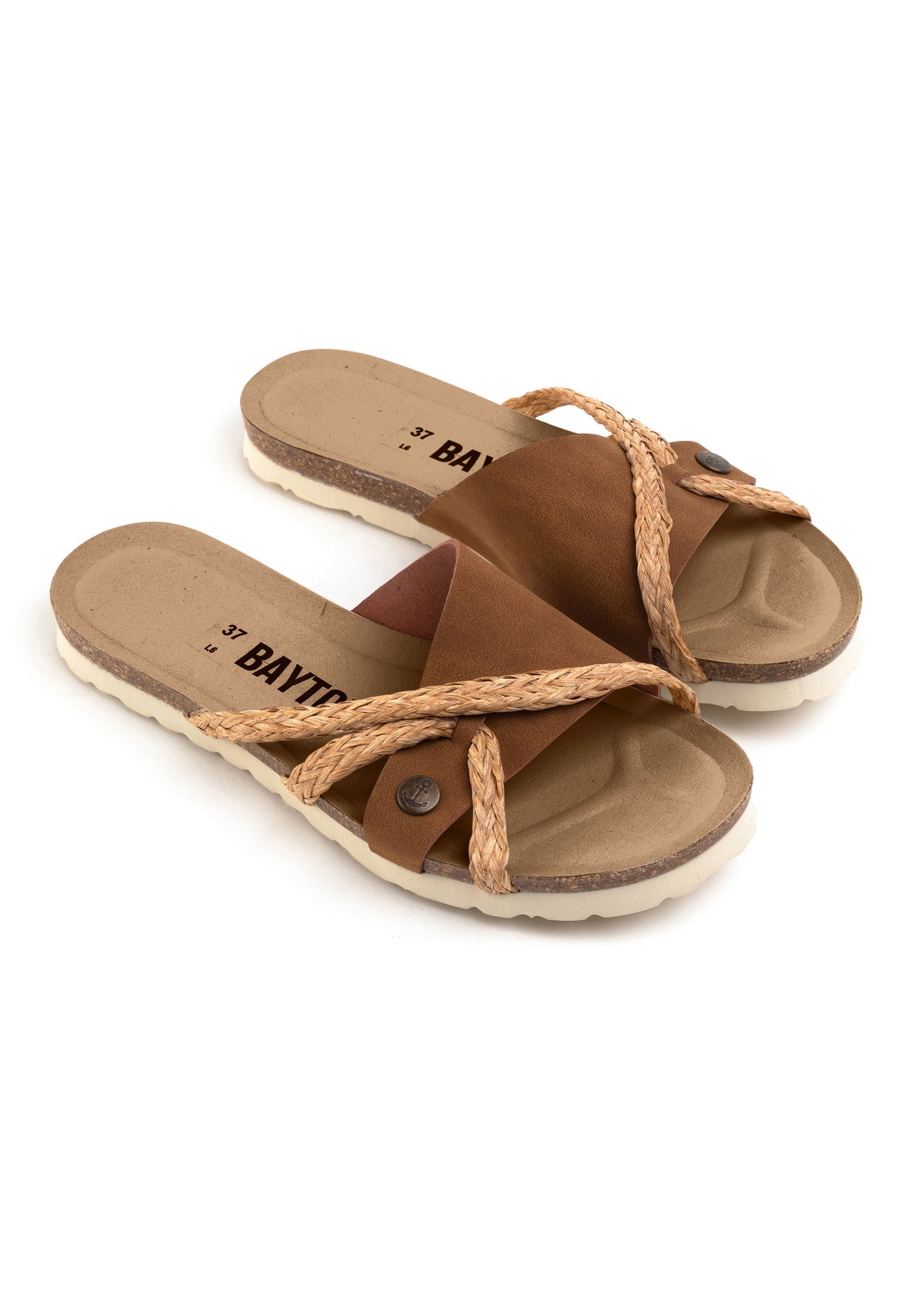 Sloane Tan Multi-Strap Sandals