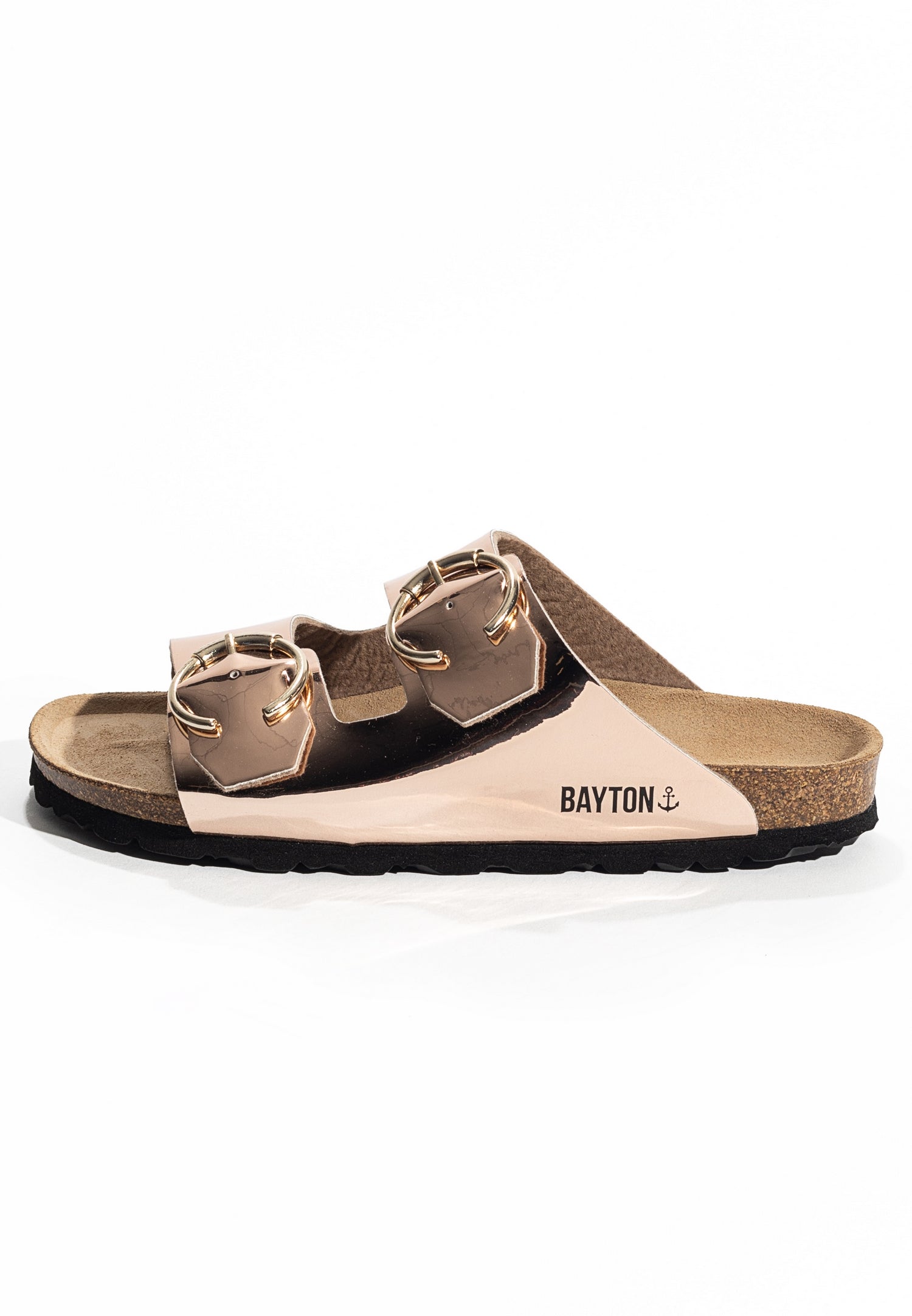 2 Straps Atlas Sandals Rose gold