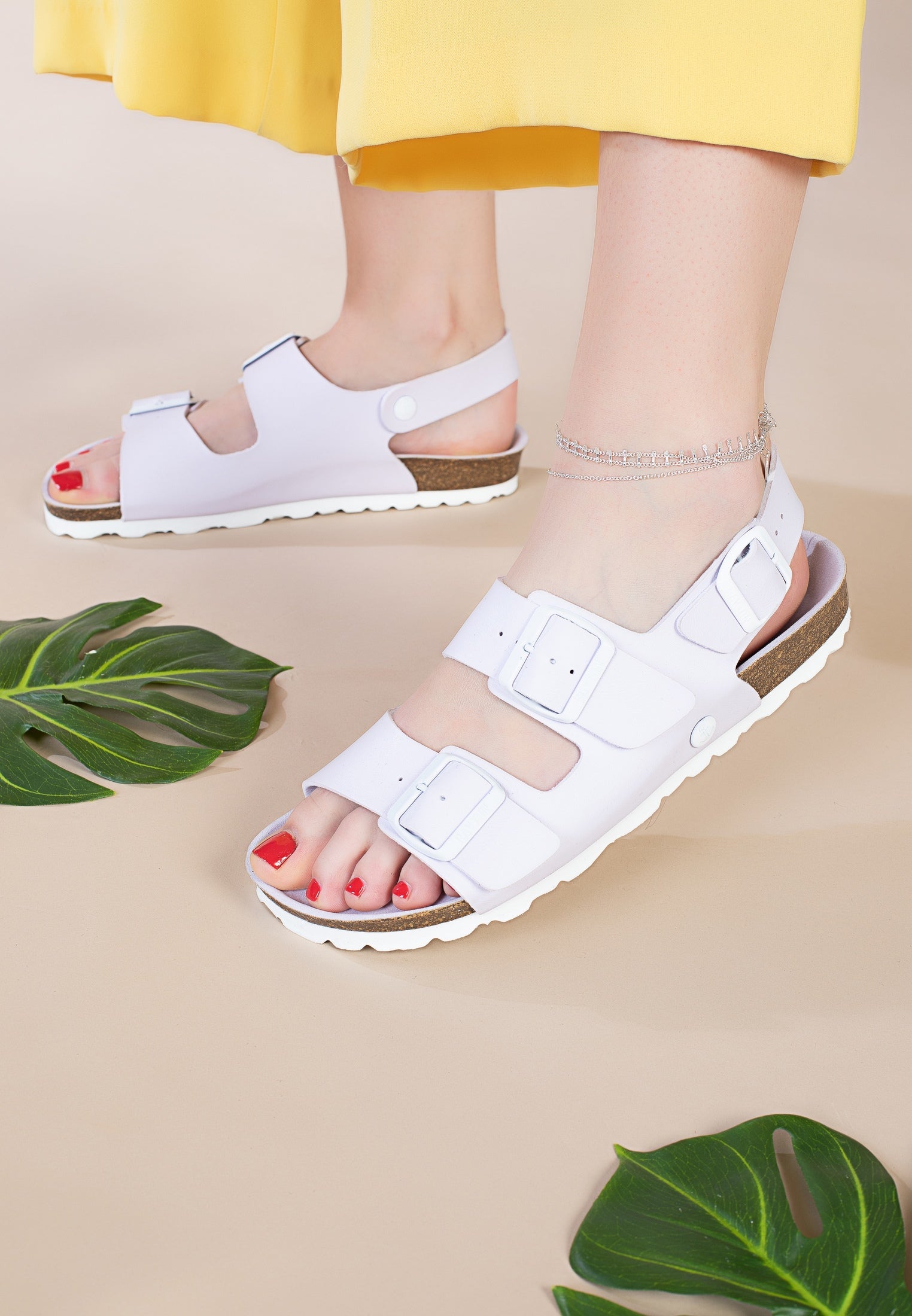 Sandalias Achille Multibrides Lila