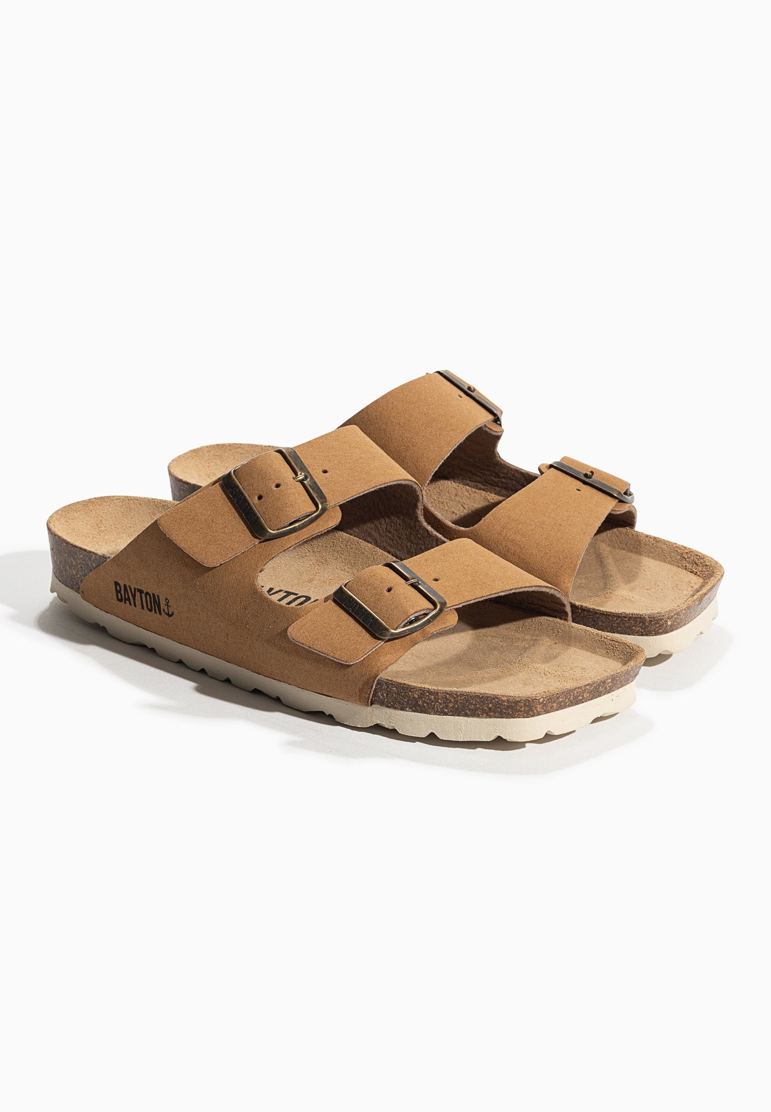 Sandales 2 Brides Atlas Camel