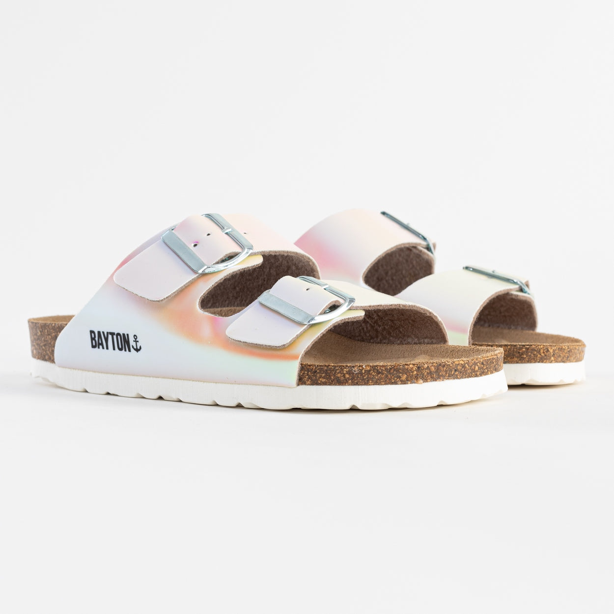 Atlas Pink 2 Strap Sandals