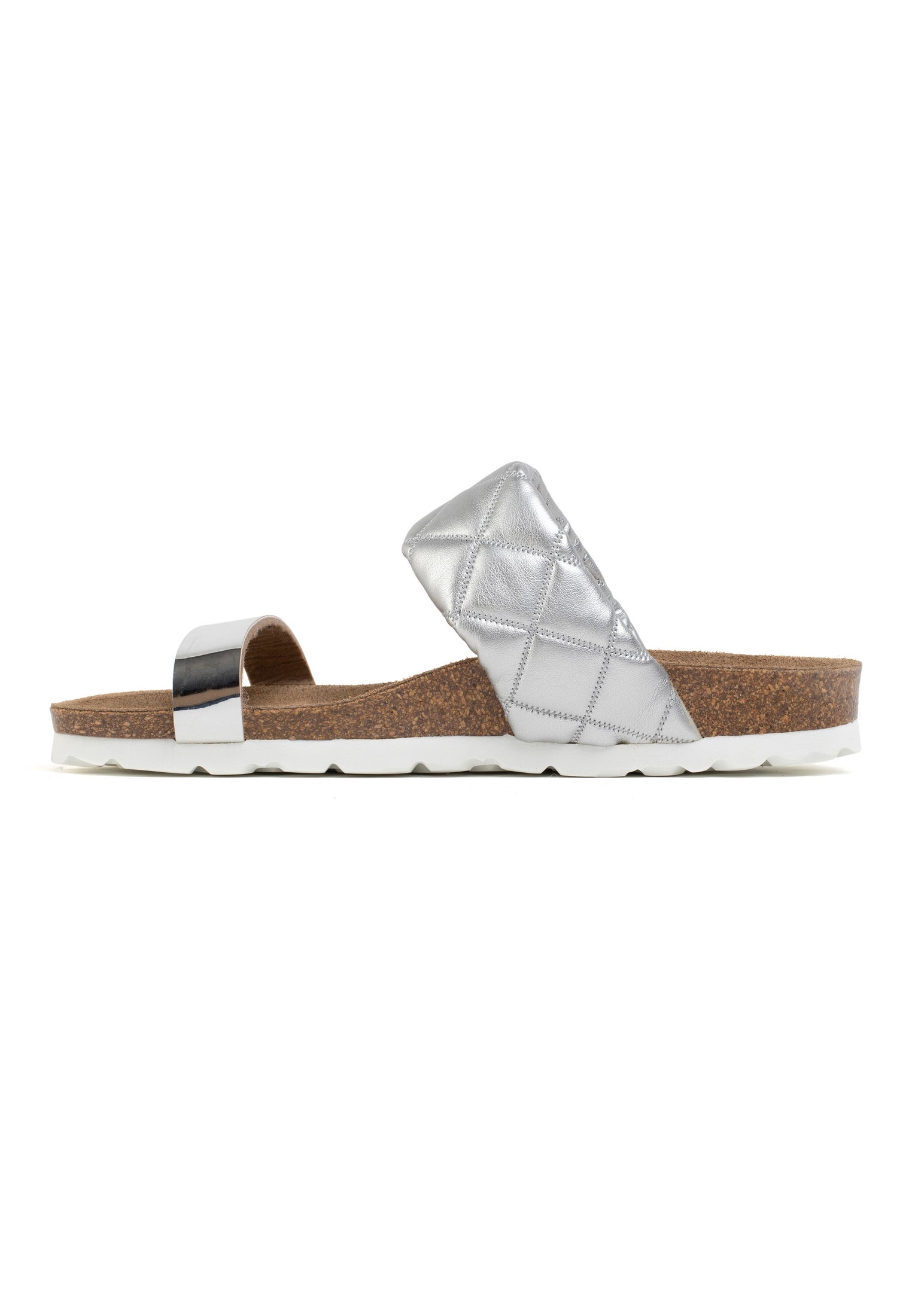 Manosque Silver Multi-Strap Sandals