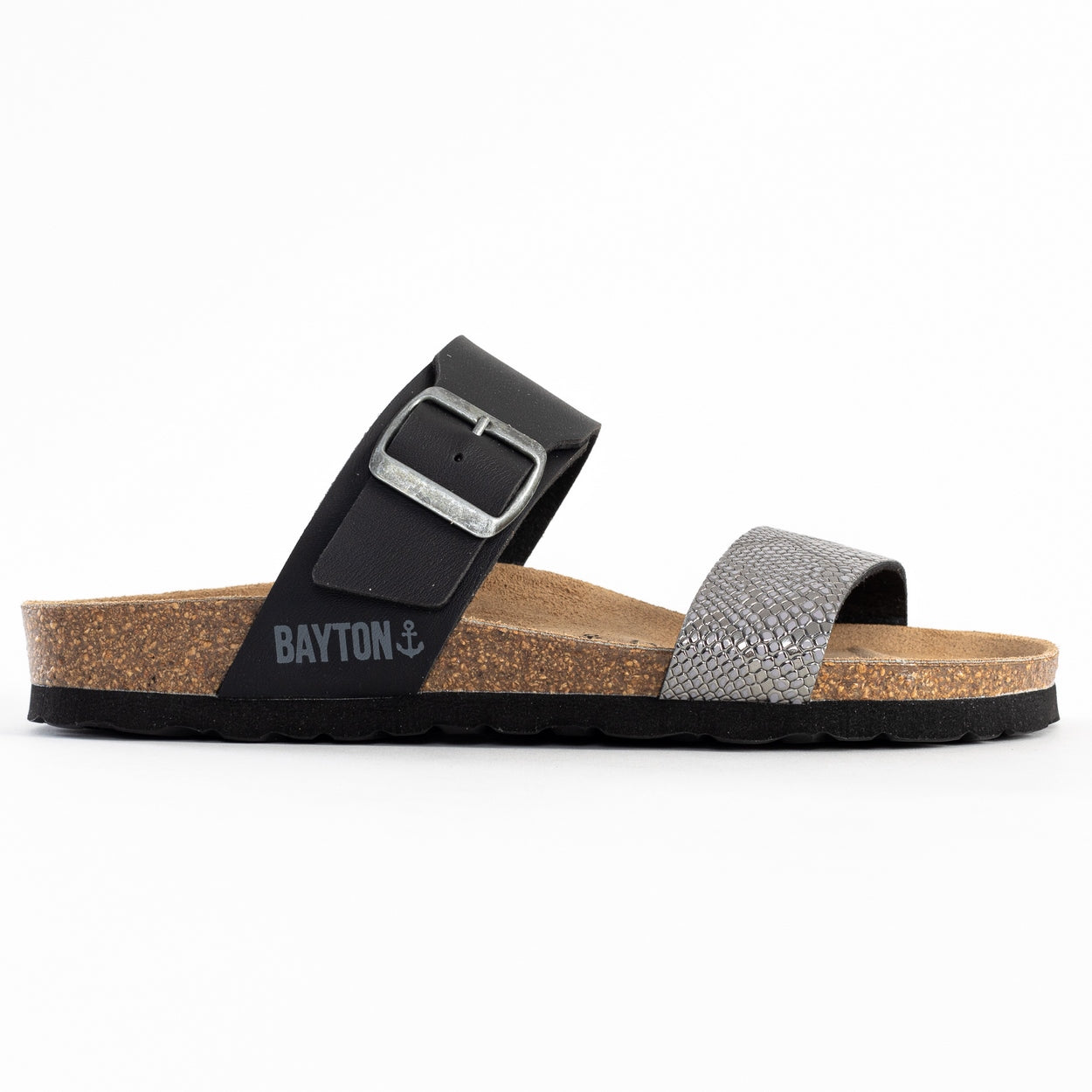 Sandalias Valence 2 Strap antracita y negro