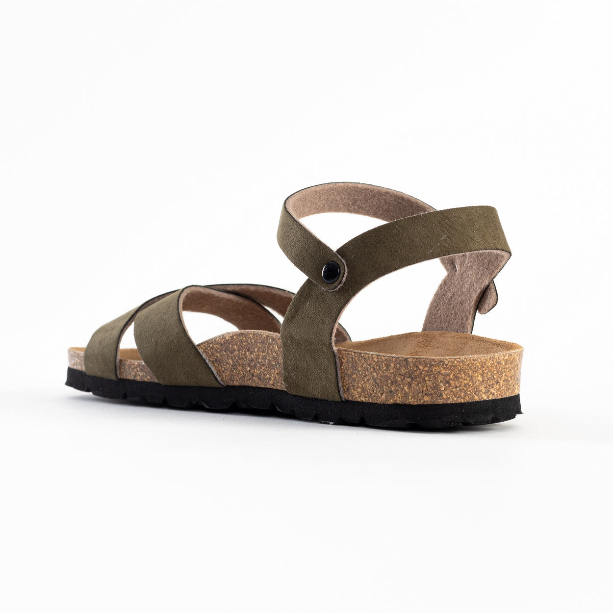 Vallado Green Multi-Strap Sandals