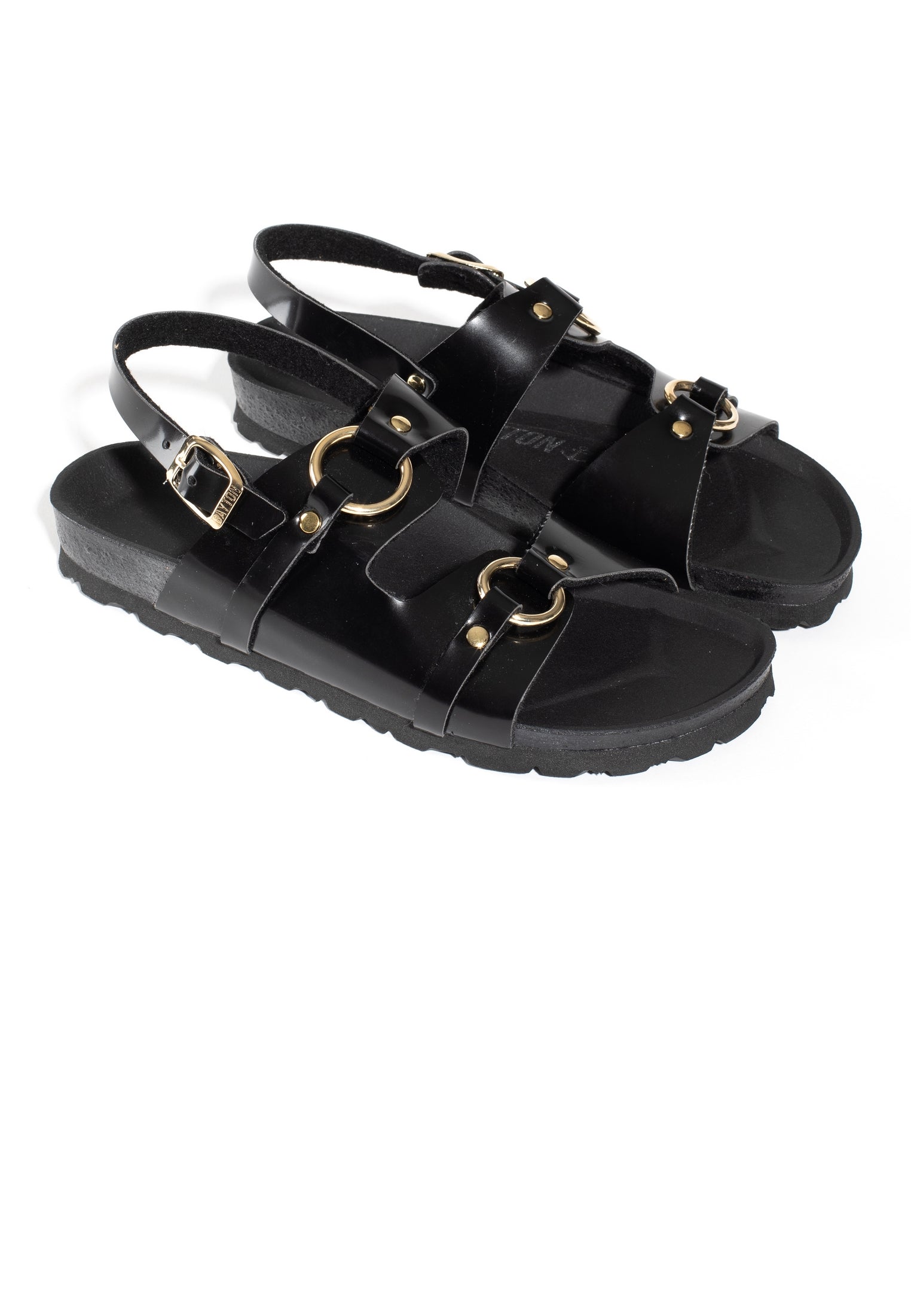 Astral Black 2 Strap Sandals